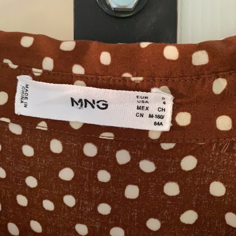 Mango polka dot midi/maxi dress - Picture 6 of 9